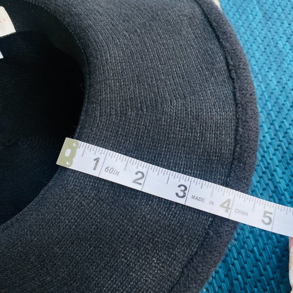 Four Buttons by San Diego Hat Co Black Floppy Wide Brim Wool Sun Hat Foldable - Picture 10 of 12